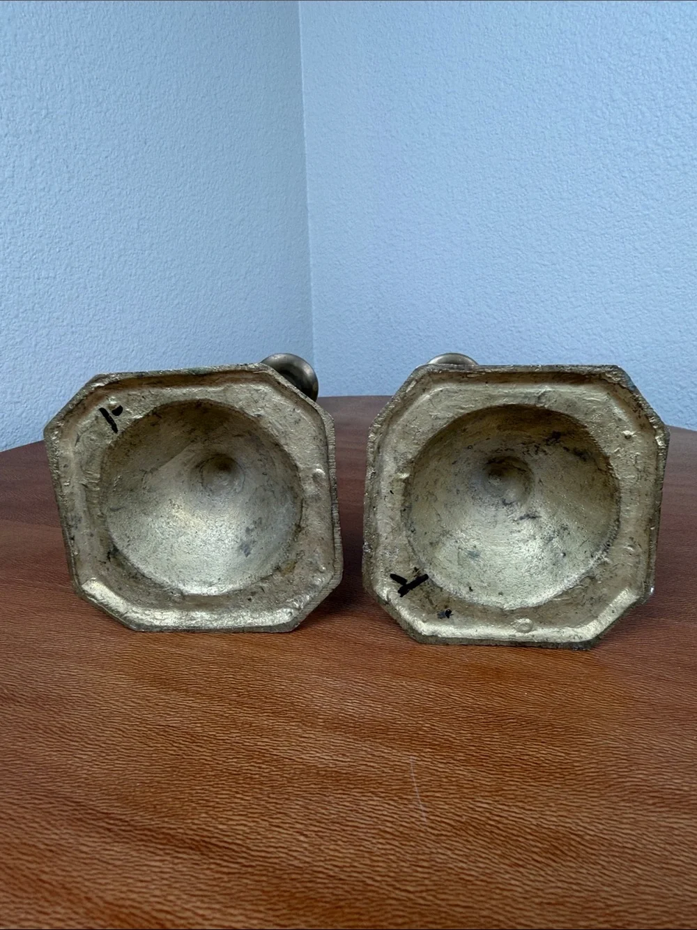 Brass Candle Stick Holders Decorative Farmhouse Cottagecore